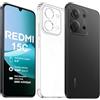 XIAOMI Redmi 15C 4+256GB Smartphone, Display 6.9" HD+ 120Hz, Batteria 6000mAh, Fotocamera 50MP, Processore Octa-Core, Supporta la ricarica rapida da 33 W, Senza Caricatore-Nero mezzanotte