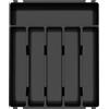 FERRGIA Organizer Posate da Cassetto,6 Scomparti,36.5cmx30.5cm,Porta Posate Cucina Cassetto,Piccolo Porta Utensili Cucina,Resistente Plastica per Cucchiai, Forchette e Coltelli,Nero