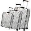 HOPEYMY26 3 Pezzi 20,24,28 Pollici Copri Valigia Grande Copertura Valigia Coprivaligia Media Materiale in Pvc, Antipolvere, Resistente Alla Polvere, Impermeabile, Adatto per Gli Affari,Viaggi, Vacanza