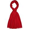 LORENZO CANA - Sciarpa - Basic - Uomo rosso Pomodoro