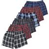 Michel Pierre - Boxer da uomo (confezione da 6) Boxer da uomo - Confezione multipla da uomo Everyday Essentials Classic Loose Fit Boxer da uomo - Slip intimo in cotone traspirante, slip da uomo,