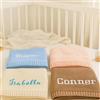 ZZTINGC Coperta Personalizzata Per Neonati Con Nome, Coperta Lavorata A Maglia Su Misura Per Bambini Piccoli, Regalo Per Baby Shower, Passeggino, Seggiolino Auto