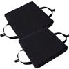 VEAI Set di 2 Cuscini Sedia da Cucina/Cuscini di Seduta, Sgabello cuscino quadrato 25/30/35/40cm Confortevole Cuscini Coprisedia da Cucina,bar, pranzo, Lavabili(@3,25x25x5cm)