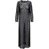 ONLY Lace Onlfrederikke Cali Life LS Pizzo Dresswvn, Nero, XL Donna
