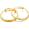 Ethlyn Gioielli per Bambini Braccialetti per Bambini Placcati in Oro 18K per Piccoli Regali di Compleanno per Bambini e Ragazzi