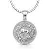 LillyMarie Collana Donna Segno Zodiacale Toro Argento 925 Gioiello