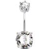 AceFun Piercing ombelico argento sterling 925,genuino S925 12mm rotondo chiaro pancia piercing 14G bananabells ombelico piercing anelli gioielli per donne