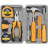 Kmrlofiy Set di Attrezzi Kit 24 Pezzi Set di Utensili Cassetta Attrezzi Manuali per Donne DIY Compatto di Base per Casa e Ufficio in Custodia formato Libro Cassetta Attrezzi