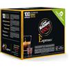 Generico Caffè Vergnano 1882-100 Capsule Miscela NAPOLI - Compostabili e Compatibili con Nespresso - Intensità 10/10 -DD-