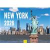 Edition Seidel Calendario Premium New York 2026 formato DIN A3 da parete USA America Big Apple Brooklyn Manhattan Chinatown Times Square Skyline Metropole