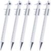 WPRO Connor - Penna a sfera 2 in 1 con calibro, righello da 10 cm, cartuccia inchiostro in plastica blu, articolo promozionale, idea regalo
