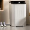 Générique Lavapascarpe portatile elettrico con centrifuga, capacità 7,5 kg, automatico con touch screen, IPX4, ideale per dormitori, casa, campeggio, appartamenti