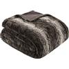 Madison Park Zuri Copriletto/Coperta, Poliestere, Marrone, 60x70