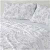 Burrito Blanco | Lenzuola Coralina | Letto da 120 cm. (+misure disponibili) | Design 998 | Colore blu (120 x 190/200 cm)