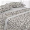 Burrito Blanco | Completo lenzuola | Letto da 90 cm. (+misure disponibili) | Design 049 | Colore grigio (90 x 190/200 cm)