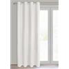 Eurofirany NITA Tenda Oscurante in Velluto, 100% Blackout e Isolante Termico, Tenda con Occhielli per Camera da Letto e Soggiorno, 140x250 cm - Crema