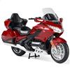 Risopen 1:12 Modellino di moto giocattolo compatibile per Honda Glodwing metallo pressofuso con modello di moto nessun assemblaggio richiesto mini regalo pronto per adulti (rosso)