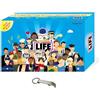 Blumie Shop Smile Life - Gioco di carte, versione francese, gioco di base, 1 apribottiglie, 2 - 6 giocatori