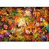 Schmidt 59795 Fiori e piume, Puzzle da 1000 pezzi