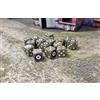 Warlord Games Dadi Roundel D6 dell'esercito britannico (16) Bolt azione