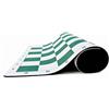 Chess and games shop Muba Scacchiere arrotolabili in vinile standard - Scacchiere professionali per club e torneo (gomma verde, 5,7 cm quadrato)