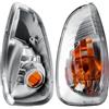LONGLING Indicatore Specchio Sinistro Lato Conducente Specchio Esterno Indicatore Luce Lampeggiante Indicatore Laterale Compatibile per Renault Master 06-24 Opel Movano 06-20 Nissan NV400 Interstar 06