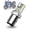 SUPAREE Lampadine BA20D LED S2 LED Lampadina Moto BA20D S2 8000LM 6500K 12V 400% Luminoso per Faro Moto Luce 1:1 Plug and Play Sostituzione per Alogena (1 Pezzo)