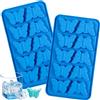Webake Stampo in Silicone a farfalla 2 pezzi 10 cavità Farfalla Ice Cube Tray Stampi a forma di farfalla Vassoi riutilizzabili per cubetti di ghiaccio Sapone Cupcake decorazione