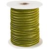 Spritewelry Nastro di velluto vintage da 3 mm, 45 m, nastro di raso monofacciale per decorare confezioni regalo, ghirlande di Natale, fiocchi fai da te, cucito, verde oliva