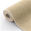 Homaxy Tappeto da bagno in ciniglia, morbido, antiscivolo, lavabile, assorbente, per bagno, doccia, vasca da bagno, 50 x 80 cm, beige