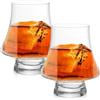GOMETY Set di 2 bicchieri da whisky, 300 ml, senza Bpa e senza piombo, bicchieri da whisky, per scotch, cognac, rum, cocktail, ideali per degustazioni, Natale, regali di Halloween