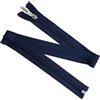 Aerzetix - Set di 6 Cerniere Lampo a Spirale N°5 65cm separabili con cursore Decorativo | in Metallo Nylon Poliestere | Colore Blu Scuro | Cucito Artigianato creazione Abbigliamento