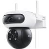 EZVIZ Telecamera Esterno 8MP Doppia Lente 360° Visione Notturna Colori AI, Audio 2 Vie