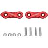 ACCOSSATO Coppia tappi coprifori specchietti Accossato rosso per Suzuki Gsx-r 600 dal 2001 al 2017 (CC 600)
