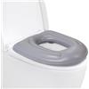 QINGZY Cuscino Gonfiabile per Sedile WC, Altezza Regolabile, Cuscino Toilette in PVC con Ventose Antiscivolo, Impermeabile e Portatile, Sollievo Dolori Coccige, per Adulti e Anziani