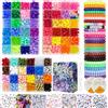 LYMOOR 3000 Perline per Braccialetti, 72 colori, Kit per Fare Braccialetti, Perline Lettere Colorate, perline per Collane, 40m Elastici, fai da te Gioielli Bambina, Idea Regalo