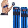 MuscleForge Bande BFR - Fasce di Occlusione per Blood Flow Restriction Training - Accessorio di Muscolazione e Riabilitazione per Braccia e Gambe - Allenamento Fitness & Bodybuilding, Set da 2