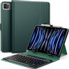 MoKo Custodia Tablet Universale con QWERT Tastiera per Tablet da 9, 9.7, 10.1, 10.2, 10.4, 10.5, 10.9, 11, con Tastiera Bluetooth Wireless Rimovibile Portapenne per iPad,Fire,Pixel, Verdenotte