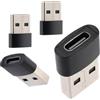 Generico Adattatore USB C USB 2.0 - Connettore Cavo USB C to USB Set da 4 pezzi