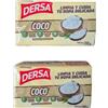 BOEMY Confezione da 2 saponi al cocco Dersa - 200 g c/u | Sapone naturale multiuso per abbigliamento, mani e pulizia generale | Formula tradizionale biodegradabile | Made in Colombia