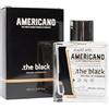 Americano Aftershave The Black - Dopobarba Uomo 100 ml, Con Olio di Canapa, Idratante e Lenitivo, Ideale per Pelli Sensibili, Dopobarba Uomo Professionale, 100% Vegano, Made in Italy