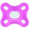 MAM Comfort Ciuccio in Silicone per Neonato, Con Custodia Porta Succhietto, 0+ Mesi, Rosa