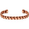 Touchstone Indiano santo om namah shiva mantra spirituale pace guarigione chakra yoga meditazione gioielli d'arte braccialetto di rame per donna (Rame 9)