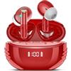 VOTAZIB Auricolari Bluetooth 5.4, Cuffie In Ear Wireless con Suono HiFi Stereo, 4 Mic ENC Riduzione Rumore, Display LED, IP7 Impermeabili