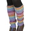 Pachamama Scaldamuscoli 100% lana lavorato a mano a righe grigio multicolore vestibilità regolare fatto a mano extra caldo commercio equo e solidale, multicolore, Etichettalia unica