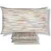Bassetti Completo Lenzuola Letto singolo 100% Cotone Art. Upright - 1 Lenzuolo Sopra 160x280 cm + 1 Lenzuolo con Angoli 90x200 cm + 2 Federe 50x80 cm (Beige)