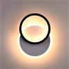 Mengjay Applique da Parete Interno, 24W LED Lampada da Parete Moderno 3000K/4500K/6000K Dimmerabile, Lampada a Muro Interni per Camera da Letto Soggiorno Bagno Corridoio Scale (A)