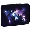 PEDEA Borsa Custodia per Laptop 17,3 pollici neoprene, dark world