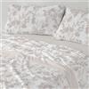 Burrito Blanco | Lenzuola Coralina | Letto da 120 cm. (+misure disponibili) | Design 998 | Colore beige (120 x 190/200 cm)