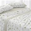 Burrito Blanco | Completo lenzuola | Letto da 200 cm. (+misure disponibili) | Design 048 | Colore Salvia (200 x 200 cm)